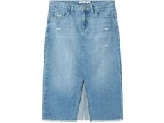 Name It light blue denim long nederdel